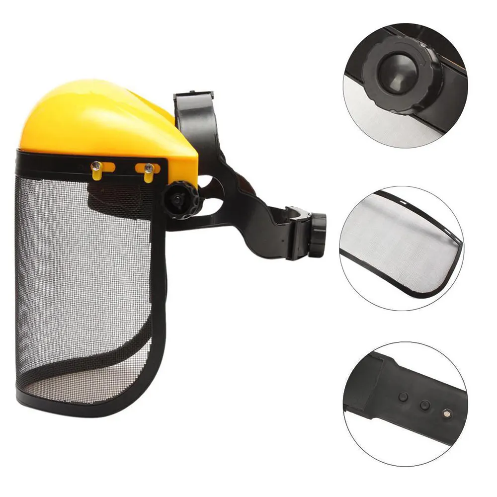 Защитный шлем для газонокосилки защитная шляпа триммера козырек лесного