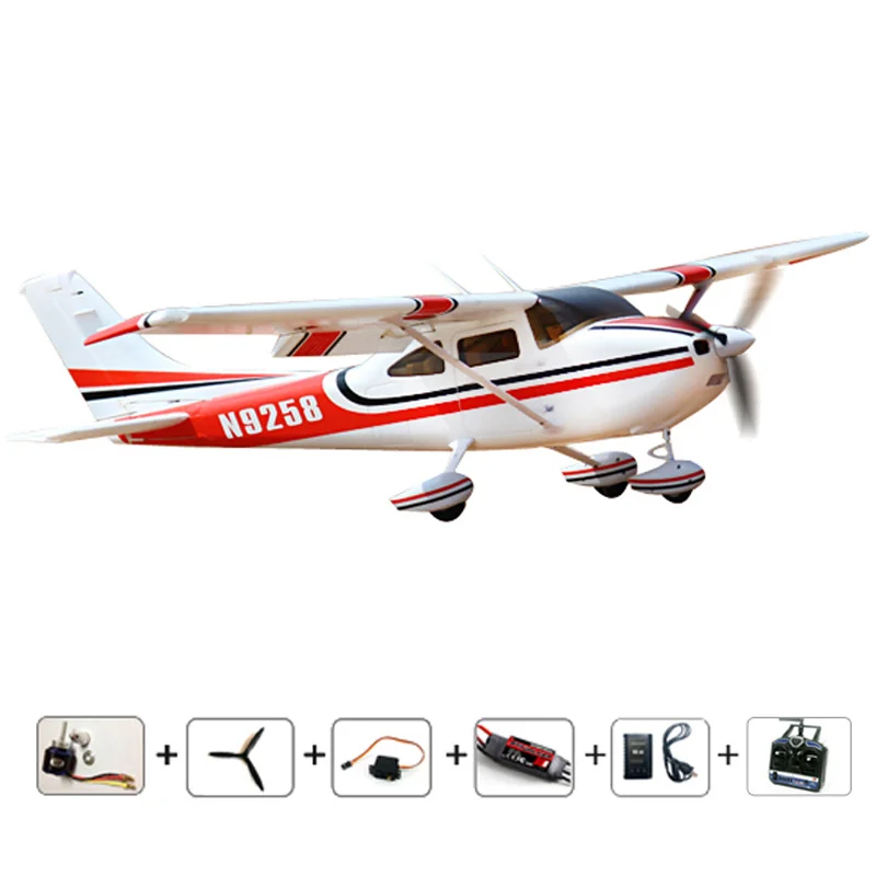 Радиоуправляемые самолёты cessna 182 RTF радиоуправляемые 2 4 ГГц 6CH EPO фиксированный