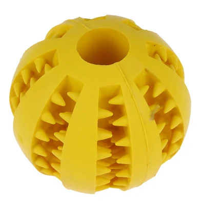 yellow 5/7 см игрушка для собак, интерактивные резиновые шарики для домашних животных, собак, кошек, щенков, эластичные зубные шарики, игрушки для собак, игрушки для чистки зубов, игрушки для собак - Цвет: yellow
