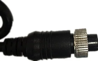 4 контактная авиационная заглушка черная металлическая купольная мини камера