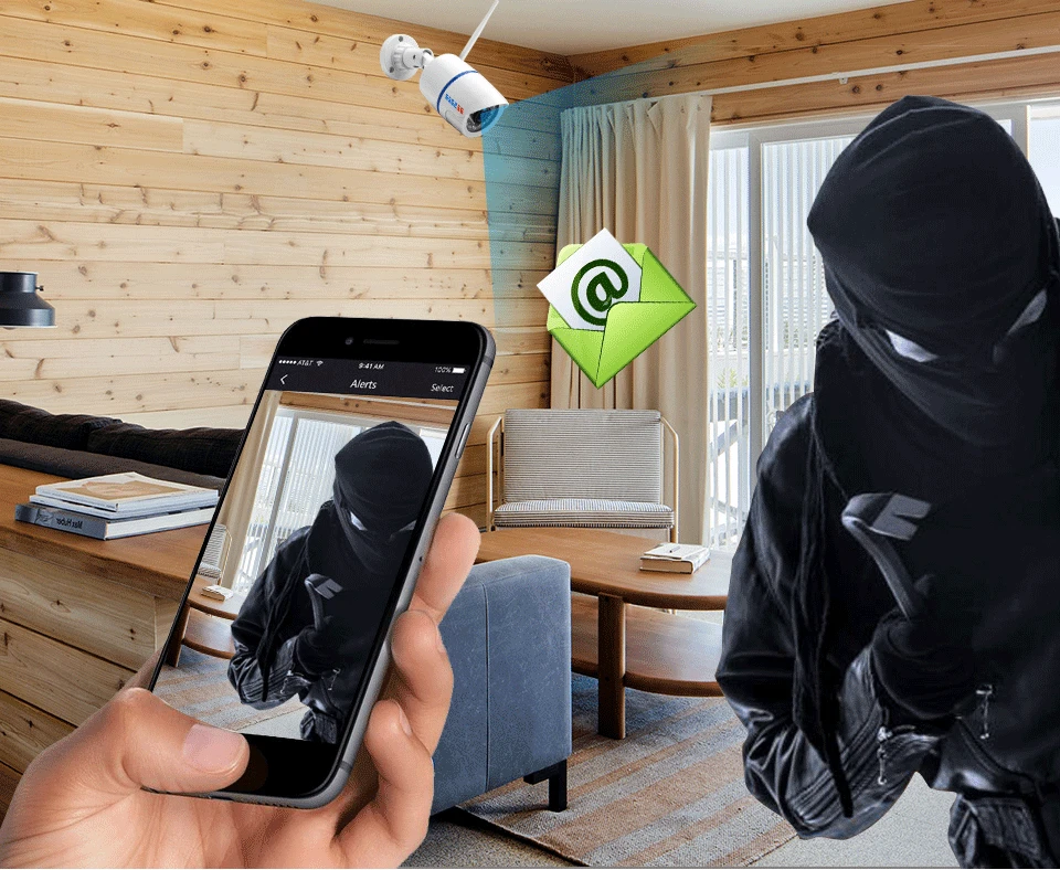 BESDER Audio 720P 1080P Wifi Ip CCTV Outdoor Camera Surveillance White Waterptoof Onvif Wireless Camera With SD Card Slot CamHi