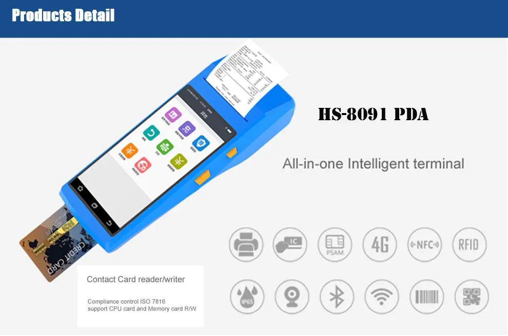 Беспроводной Bluetooth Многофункциональный игровой android 4G/nfc pos платежный терминал, NFC pos-терминал PDA