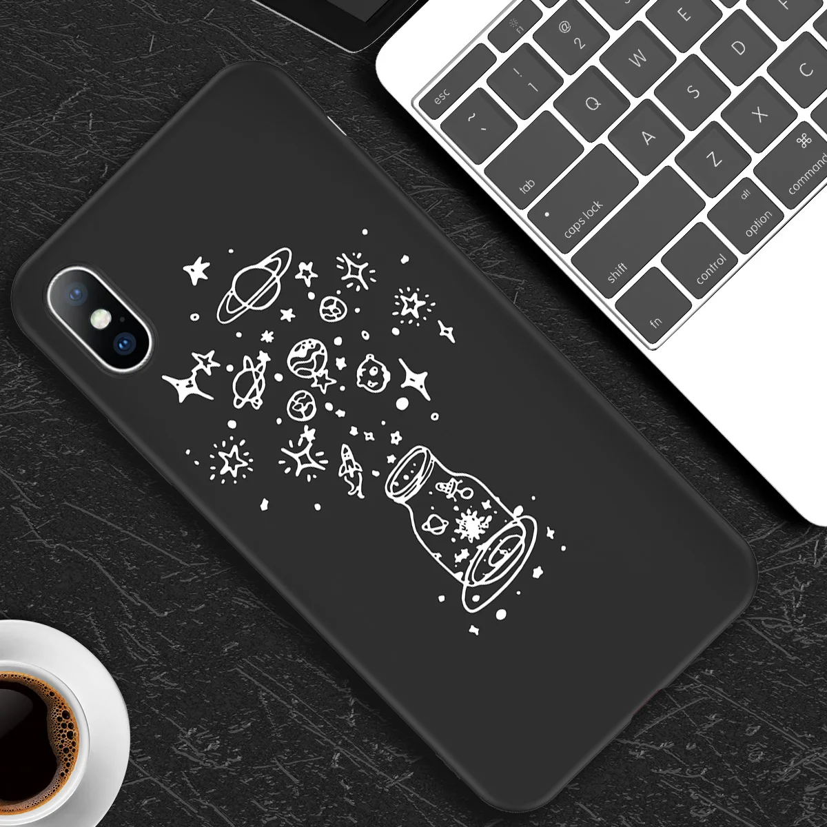 3445 Силиконовый чехол Lovebay для iPhone 6, 6 s, 7, 8 Plus, X, XR, XS, Max, 5S, SE, мягкий чехол для телефона, луна, звезды, планета, задняя крышка, чехол для iPhone X - Цвет: 3445