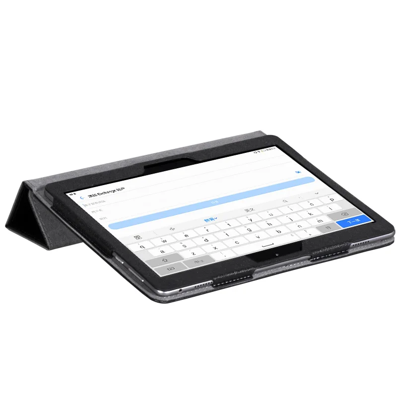 Ультратонкий чехол книжка из искусственной кожи с шелковой подставкой для