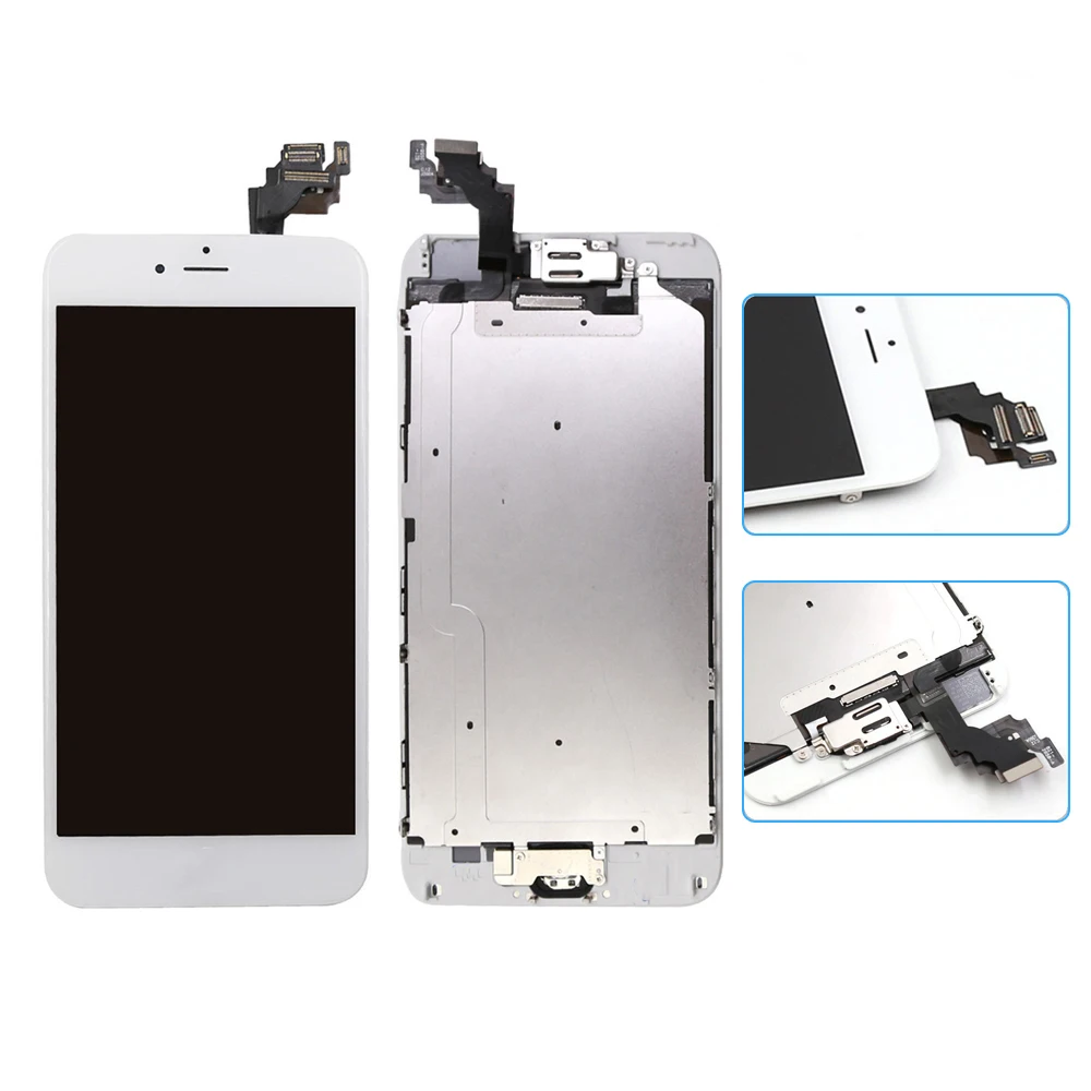 ЖК-экран для iPhone 6 plus ЖК-дигитайзер полная сборка сенсорный экран Замена с
