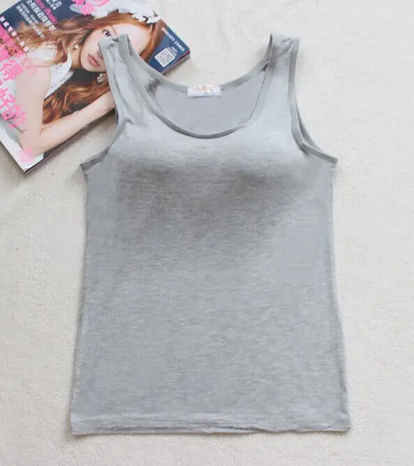 Женский спортивный бюстгальтер топ Базовая футболка Топ без бретелей Cami женские