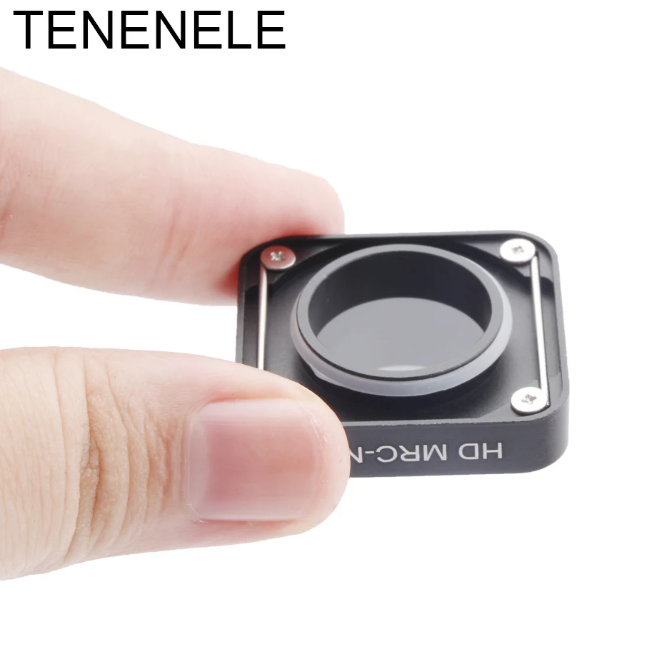 TENENELE Go Pro, спортивные фильтры для экшн-камеры, набор фильтров нейтральной плотности для GoPro Hero 5, 6, 7, черный, ND 4, 8, 16, фильтр для Hero