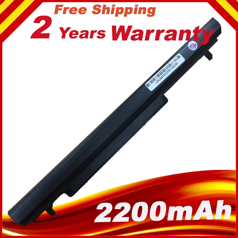Новый A41 K56 Аккумулятор для ASUS K46 K46C K46CA K46CM K56CA K56CM S46C S56C A32 A42 K56|battery for asus|batterie asus k56asus