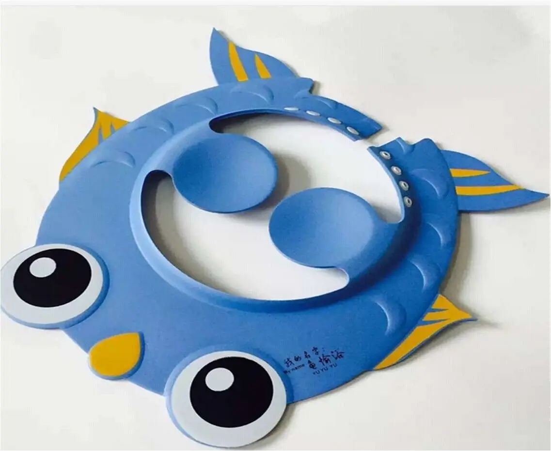 

pudcoco Newest Arrivals Hot Babies Children Kids Safe Shampoo Bath Bathing Shower Cap Hat Wash Hair Shield