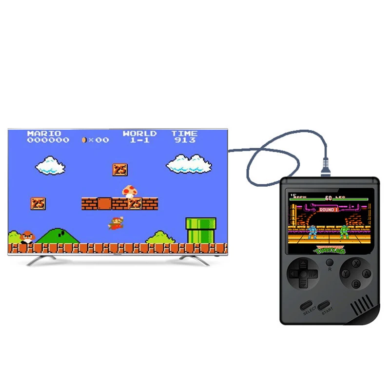 Видео игры Coolbaby RS-6A Ретро Портативный мини портативные игровые консоли Gameboy 8-битный ЖК-дисплей детская Цвет ТВ игровой плеер встроенный 168 игр