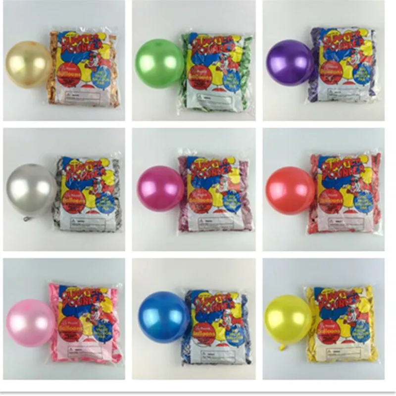 

New ballon Mint mixed Metallic Colour 200Pcs\Lot Bubble Balloon Latex Palloncini Decoracion Fiestas Cumpleanos 5'' 1.0g Air Ball