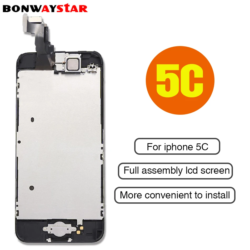 Полная сборка ЖК экран для iPhone 5C Полный дисплей сенсорный iphone 5c полный дигитайзер
