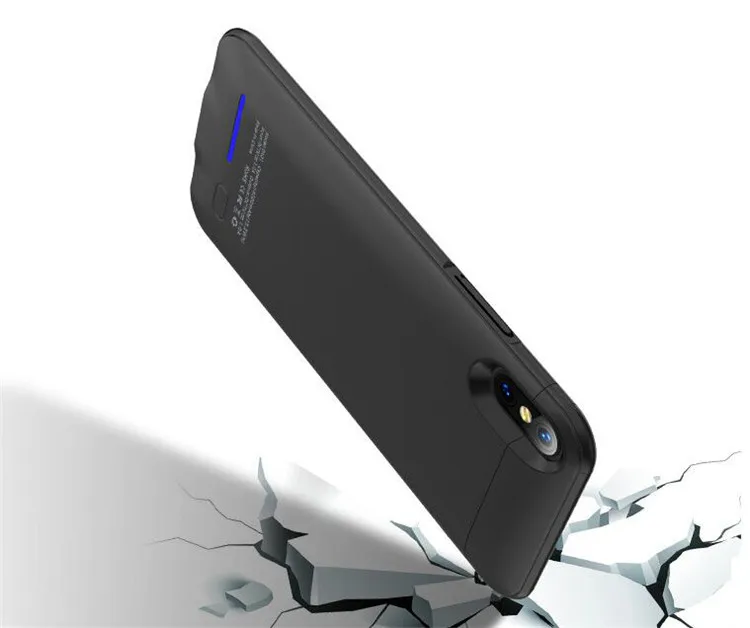 Тонкий 4000 mAh аккумулятор зарядное устройство чехол для iPhone X XS внешний резервный