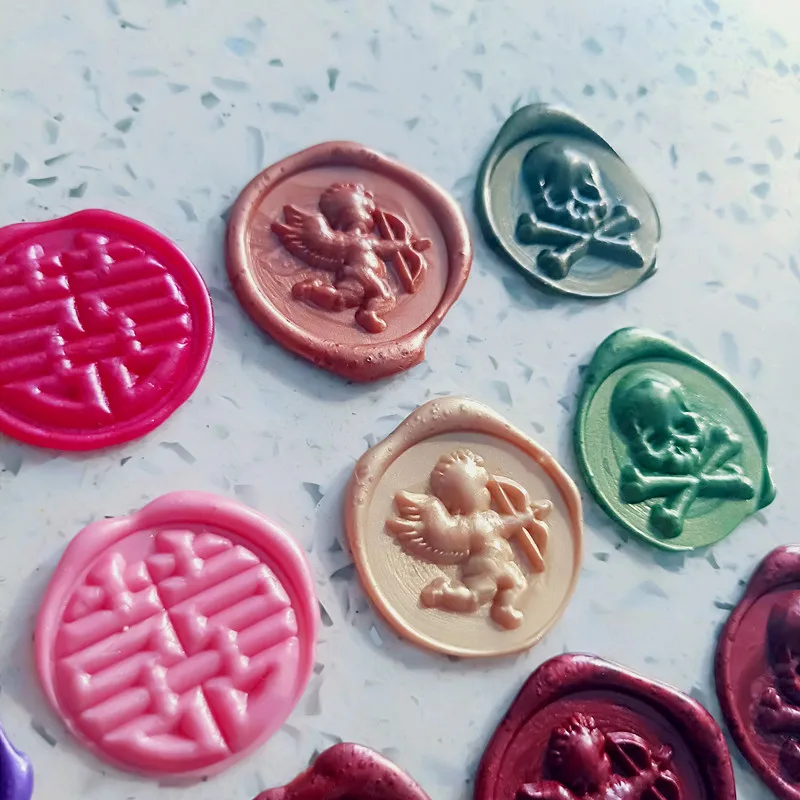 New product Embossed 3D rose flower Leaf unicorn rose skull Wax Seal stamp,wedding laurel wax stamp,envelope seal, 3D seal