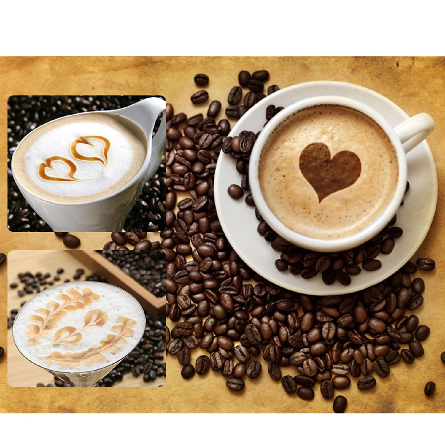 2 шт. декоративные ручки для бариста из нержавеющей стали|Иглы рисунков на кофе| |