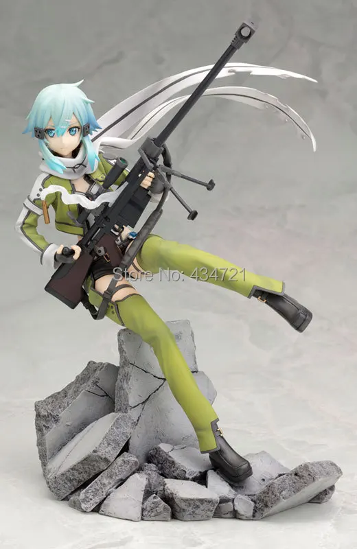 Горячая игра Аниме GGO Asada Shino / Sinon снайперская винтовка меч арт онлайн серия