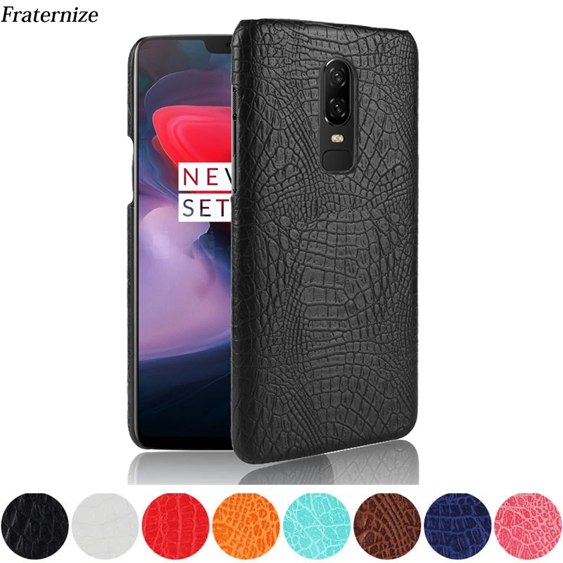 Oneplus 6 Чехол с крокодиловым узором кожаный чехол для One plus противоударный жесткий