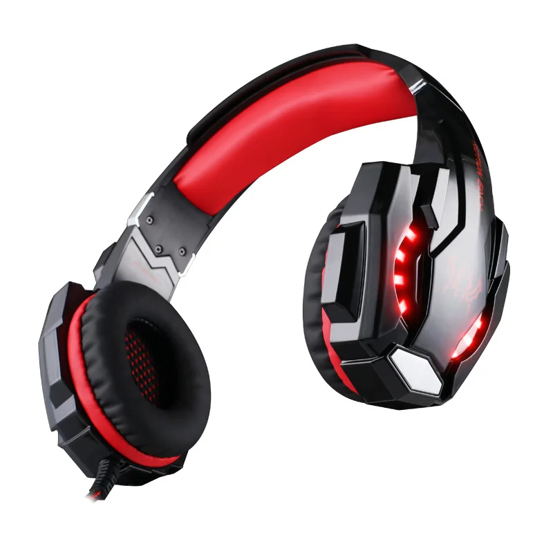 KOTION EACH G9000 USB 7.1 Surround Sound Channel Game Headset Wired Bass Noise Canceling Headphone With Mic LED Light PC Gamer |