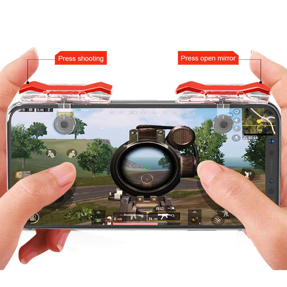 1 пара E9 игровой триггер шутер контроллер Кнопка для стрельбы ручка для PUBG/правила выживания/Ножи