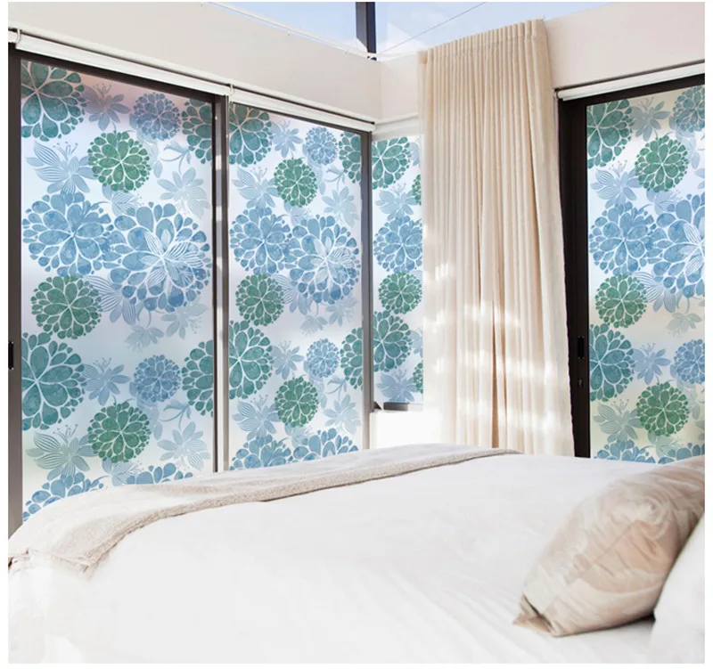 Бесплатная изготовление на заказ размер декоративное витражное окно пленка