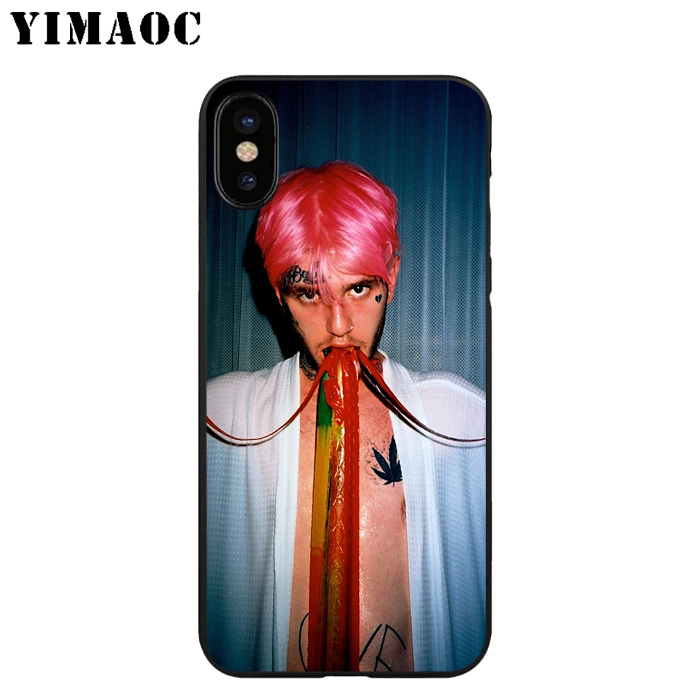 YIMAOC Lil открытый Мягкий ТПУ Черный силиконовый чехол для iPhone X или 10 8 7 6 6S Plus 5 5S SE Xr Xs