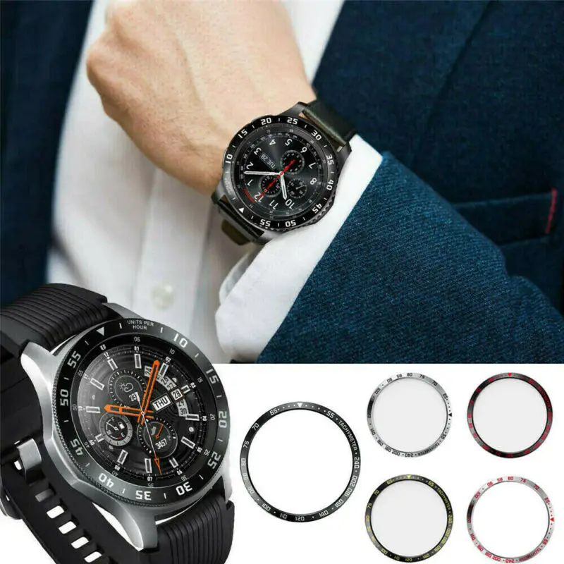 Для Samsung Galaxy Watch Gear S3 46/42 мм Безель кольцо клейкая крышка защита