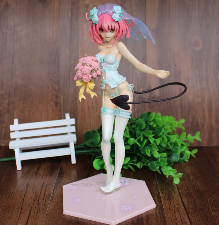 To Love Ru Darkness LaLa Микан Юки Momo Belia Sairenji Haruna Свадебная пикантная фигурка из ПВХ
