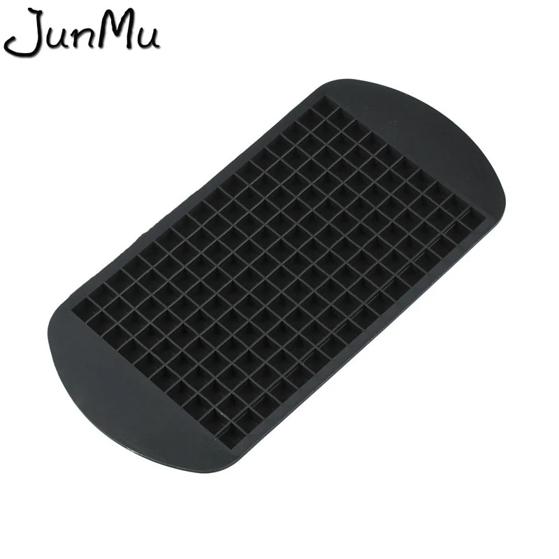 black 1 шт. 160 Высокое Качество Gummy Bear силиконовые ледяные кубики лотки форма для шоколада маленькие фрукты форма для льда для изготовления кубиков льда - Цвет: black
