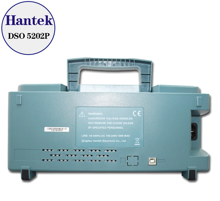 Hantek DSO5202P цифровой осциллограф 200 МГц 2 канала 1GSa/s 7 ''TFT lcd