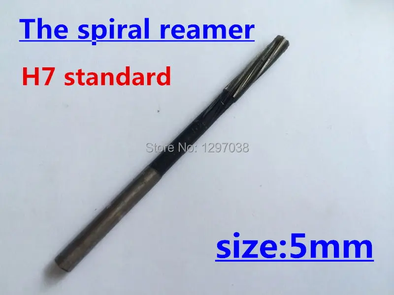 

2PCS 5*23*86mm M35 material Containing cobalt Straight Shank Machine Spiral Reamer H7 accuracy