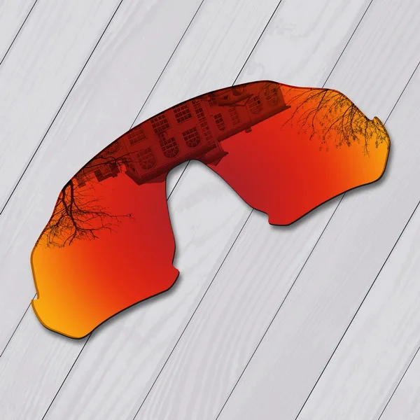 Fire Red E.O.S поляризованные улучшенная замена линз для Oakley полета солнечные очки к куртке-множественный выбор - Цвет линз: Fire Red