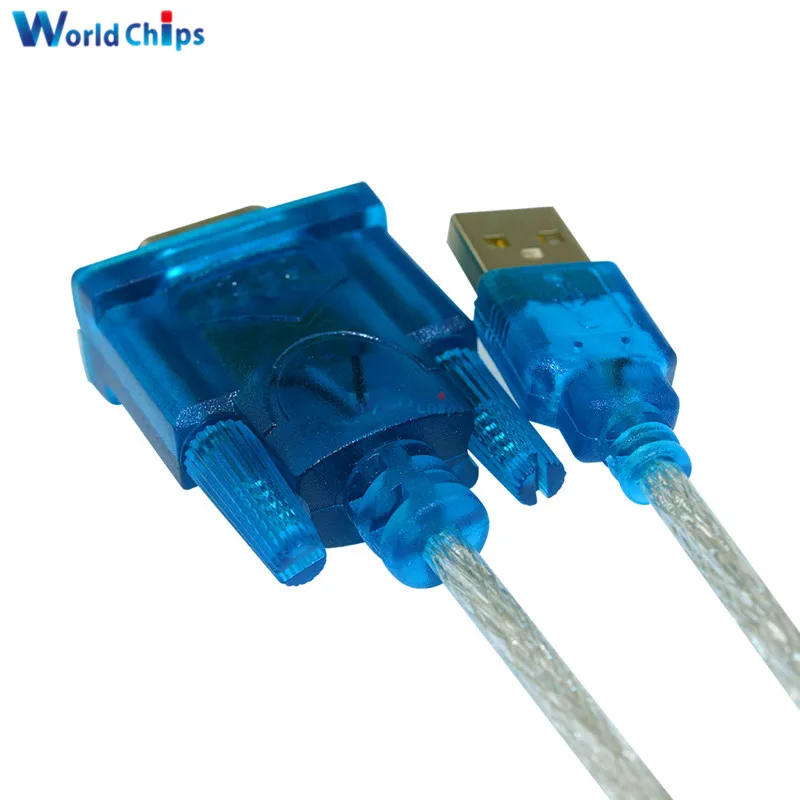 10 шт. CH340 USB в RS232 com порт последовательный 9 контактный DB9 Кабель адаптер Поддержка