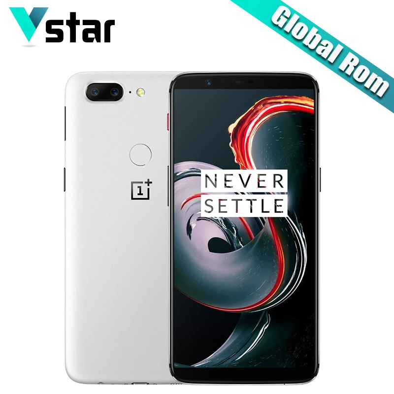 6,01 дюймовый мобильный телефон Oneplus 5 T, 6 ГБ, 64 ГБ, Восьмиядерный процессор Snapdragon 835, Android 7,1, AMOLED, двойная задняя камера, разблокировка отпечатков пальцев, NFC