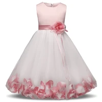 children 2021 flower dress little girl dresses birthday party ceremonious wedding toddler girls clothes girl tutu dress for kids