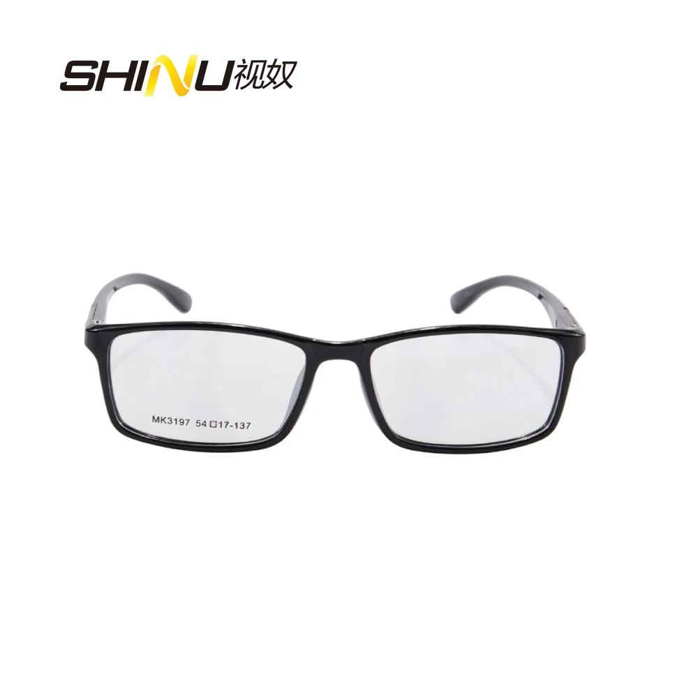 Ультралегкие оправы для очков tr90 мужчин черные с полным ободком роскошные и