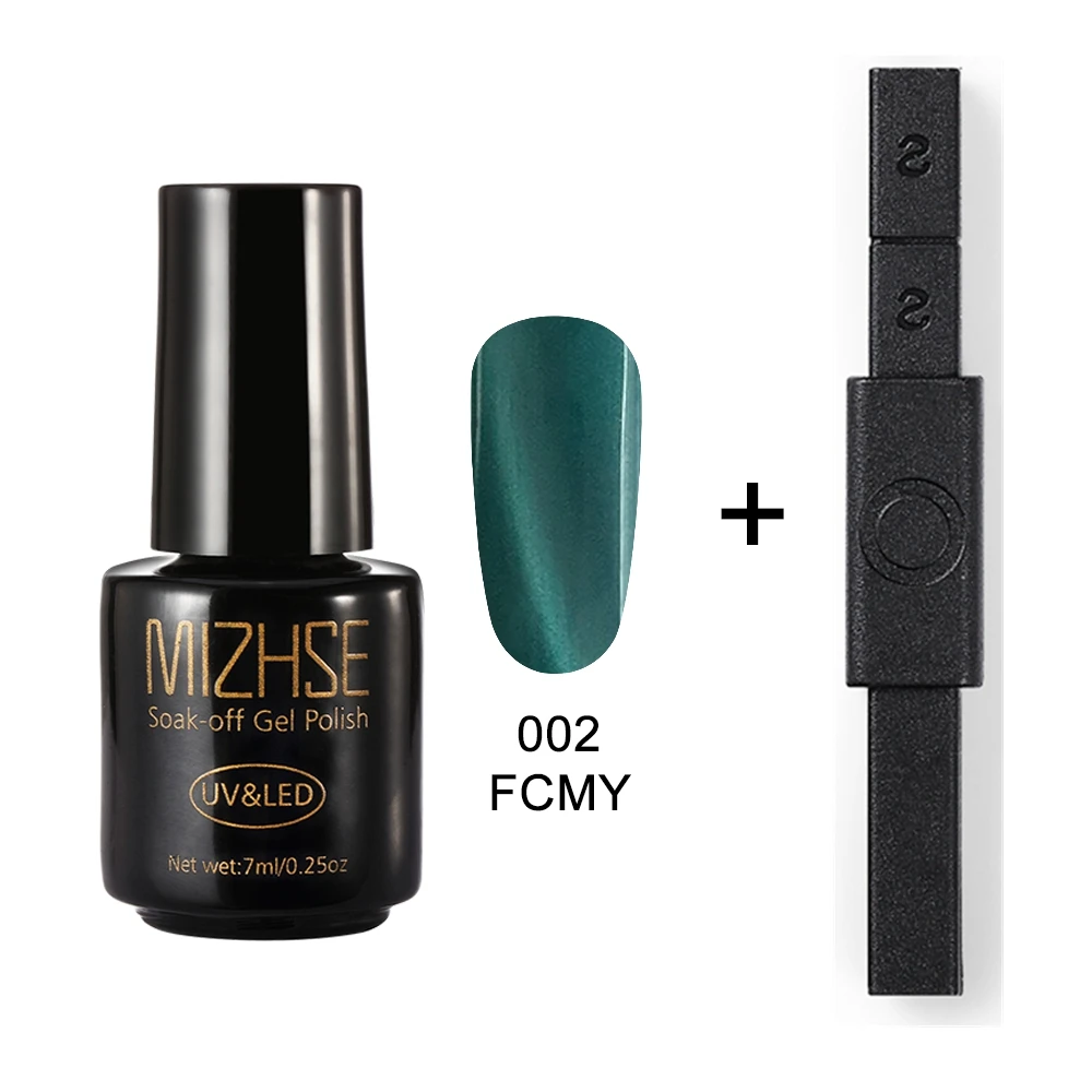 FCMY002 and BLCT MIZHSE Магнитный 5D кошачий глаз УФ-гель для ногтей Магнит Лазерная Фольга для маникюра Лак сильный магнит 12 стилей УФ гель лак для ногтей - Цвет: FCMY002 and BLCT