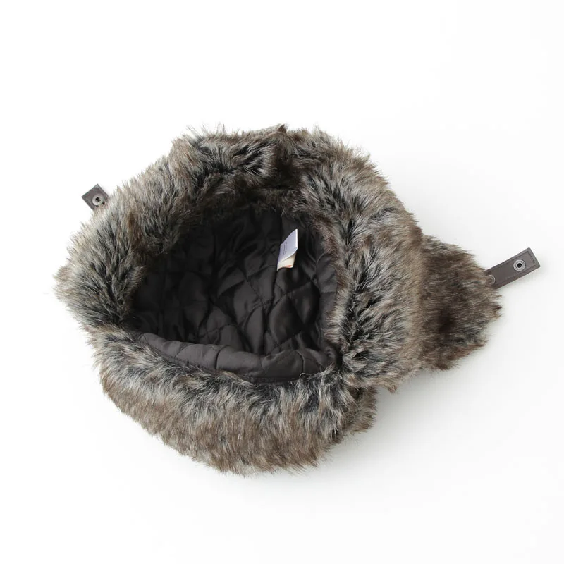 Free shipping High Quality Casual Bomber Hat Man bowler large Wool Vintage earflap filling cotton warm autumn & winter windproop