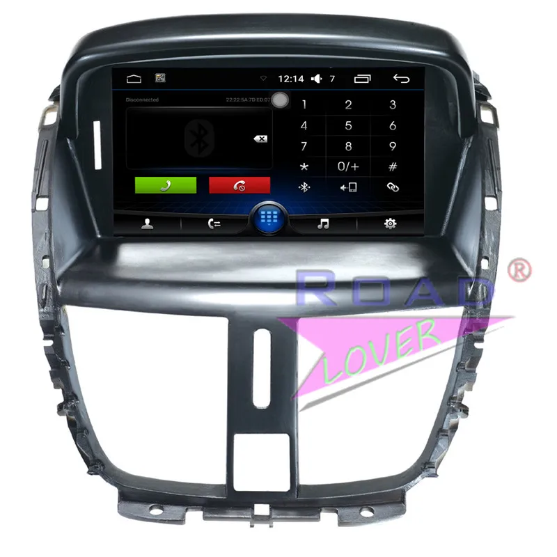 Roadloevr Android 6 0 автомобильное радио 7 дюймов 2Din GPS навигация для Peugeot 207 стерео dvd плеер