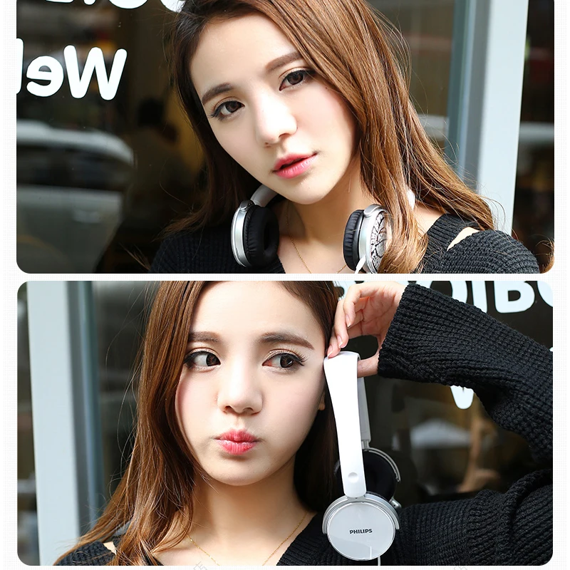 Philips SHM7110U Professional Stereo Headphone 2 Meters Long Line with Microphone for Xiaomi MP3 Official Verification