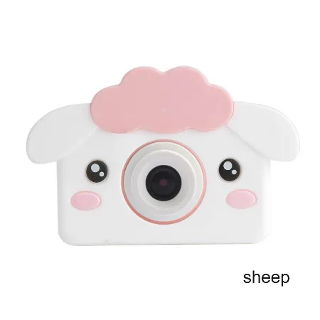 Sheep Детская ЖК игрушечная мини-камера цифровая фотокамера образовательные детские игрушки подарки для фотосъемки Игрушки для малышей 8MP Hd камера для детей - Цвет: Sheep