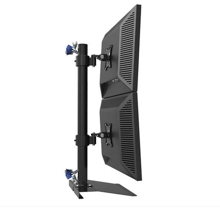 BL-S0301 70cm height Настольная подставка напольная подставка полный движения вертикальное расположение двойной Экран монитор Держатель колонка, размеры на рост от 80/100/120 см - Цвет: BL-S0301 70cm height