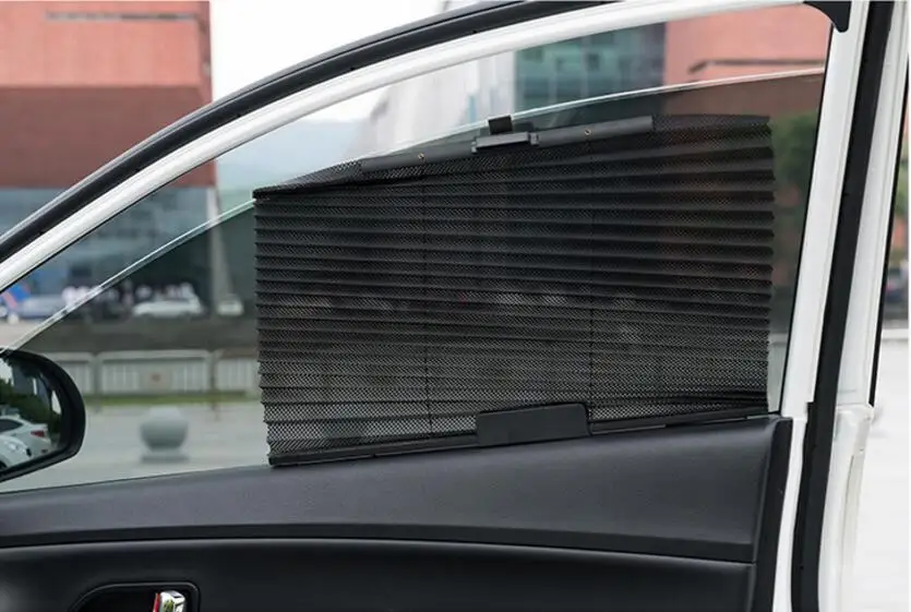 Новый автомобильный выдвижной козырек от солнца УФ защита автомобильная шторка