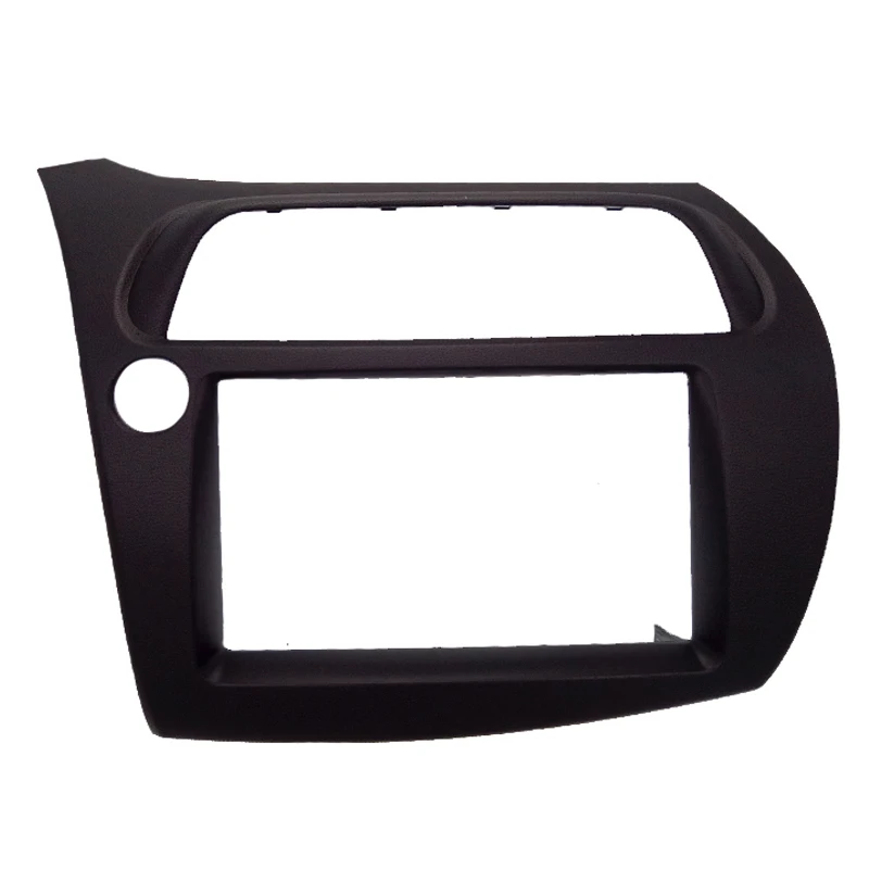 2DIN Car Styling Car Radio Fascia for 2005 Hon*da Ci*vic European RHD 2din Trim Panel Installation Kit Auto Stereo Black