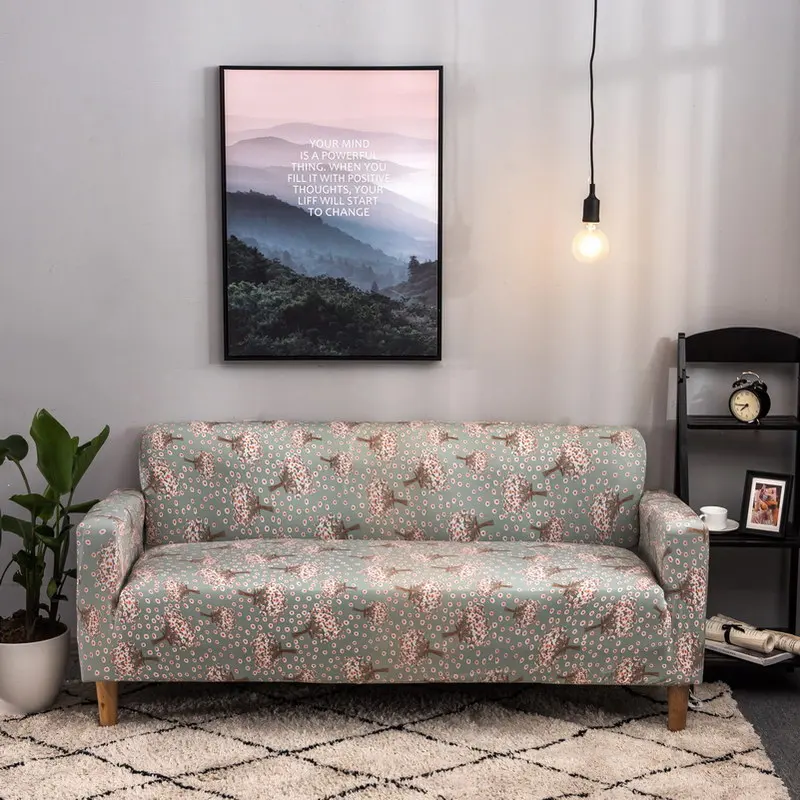 Эластичный секционный чехол для дивана покрывало из полиэстера гостиной room30 |