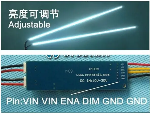 10шт 23,6" 530мм 540мм 24" Набор регулируемой яркости светодиодной подсветки для обновления панели дюймового ЖК-дисплея с трубкой CCFL на светодиоды.