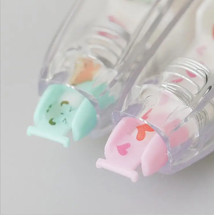 Kawaii милые Мультяшные животные пресс тип декоративная лента-корректор дневник в стиле Скрапбукинг Канцелярские Принадлежности для школьников, студентов подарок
