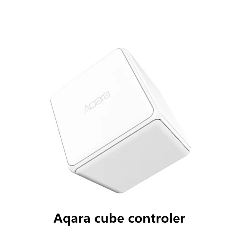 Aqara cube controler Xiaomi умный дом Комплект Mijia шлюз двери окна человеческого тела датчик температуры и влажности Датчик беспроводной переключатель Zigbee розетка куб - Цвет: Aqara cube controler