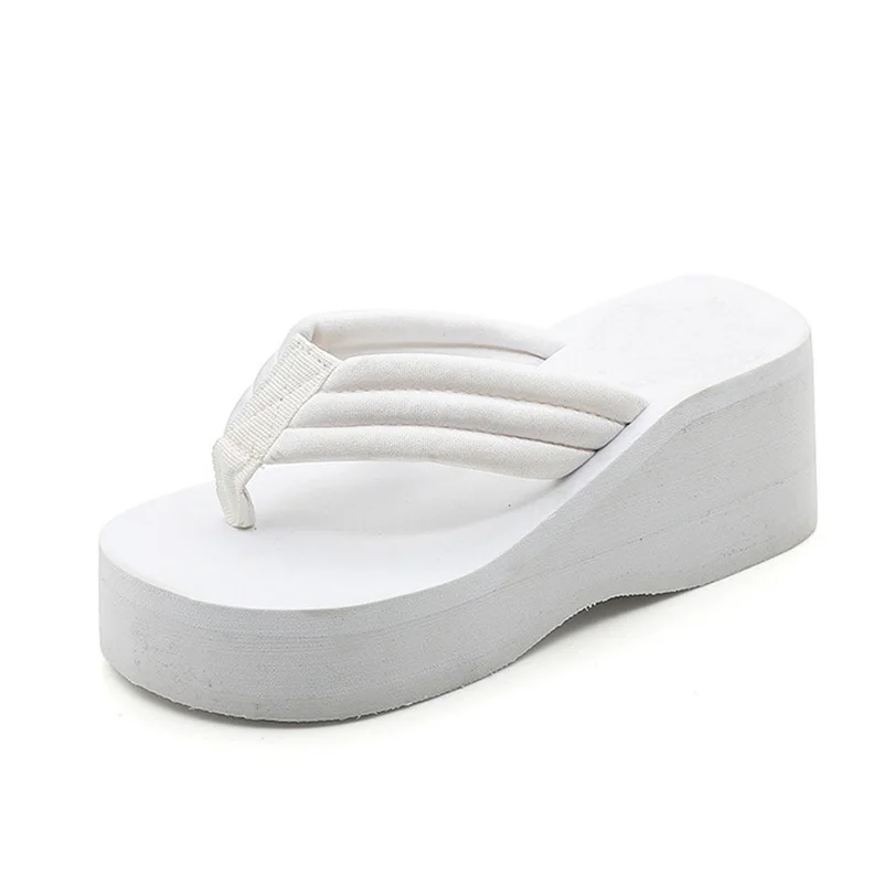 HEE GRAND Trifle/женские вьетнамки на платформе Простые повседневные однотонные Летние