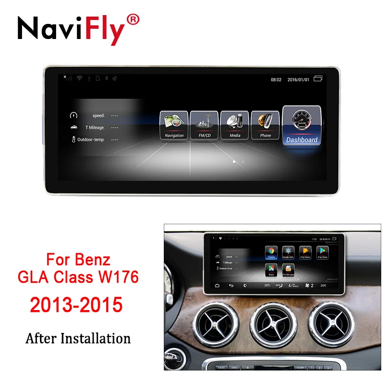Car radio 10,2 'Android 7,1 4G LTE wifi 3+ 32G BT автомобильный Радио мультимедийный плеер gps навигация для Mercedes Benz GLK X204 2013 X204 - Цвет: Car radio