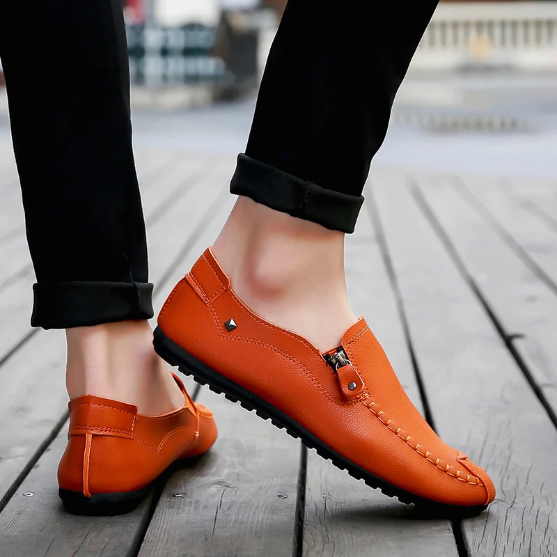 Весенняя мужская повседневная обувь; zapatos de hombre; Новинка; Высококачественная классическая мужская обувь на плоской подошве для вождения; Мужская обувь; кроссовки; лоферы